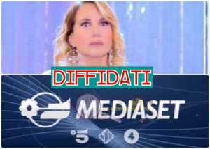 Barbara d'urso diffidati