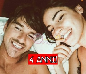 Andrea Damante e Giulia De lellis anniversario